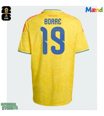 Colombia Rafael Santos Borre #19 Replika Hjemmebanetrøje VM 2026 Kortærmet